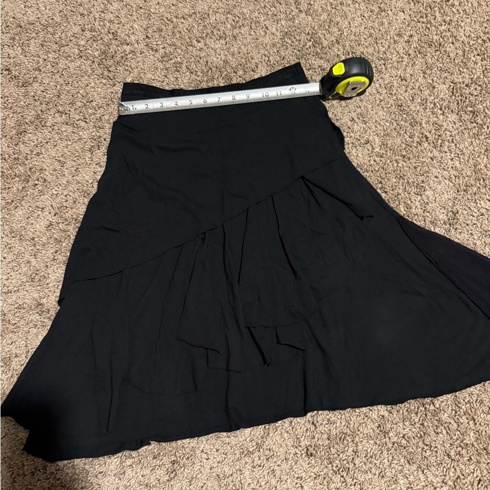 Free People Black Asymmetrical Skirt - Picture 6 of 9